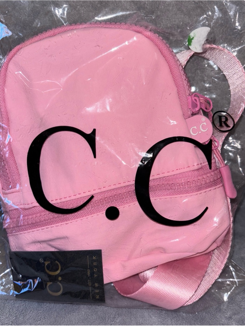 C.C Kids Pink Mini Backpack - Cute Compact Bag